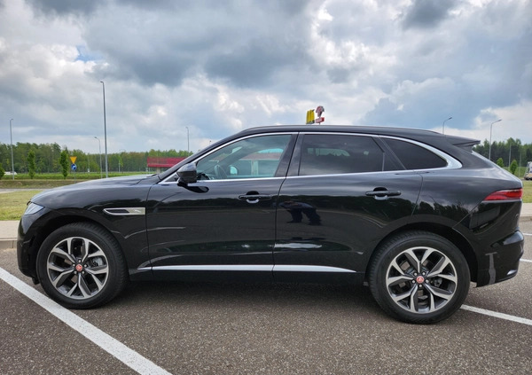 Jaguar F-Pace cena 209900 przebieg: 30500, rok produkcji 2021 z Warszawa małe 596